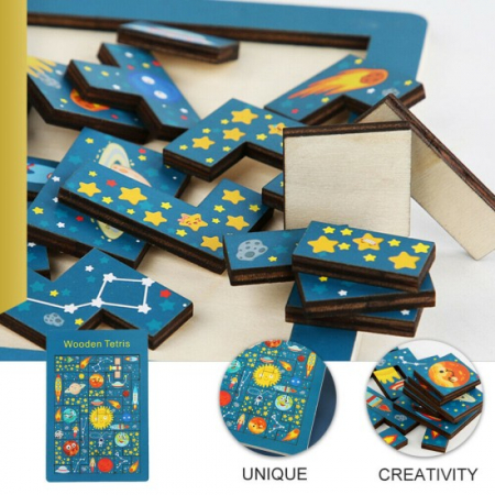 Joc tetris din lemn - sistem solar [3]