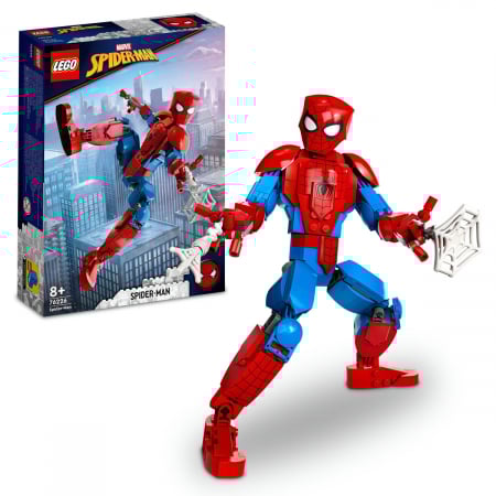 Lego - LEGO Marvel Super Heroes: Figurina Spider-Man 76226 - 258 piese, 8 + ani