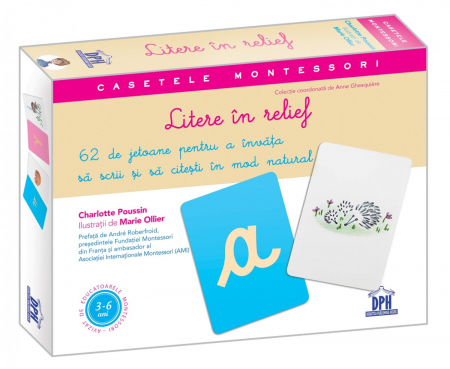 Varsta - Litere in relief - caseta in stil Montessori