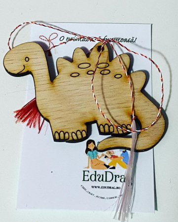 Figurine lemn - Martisor dinozaur