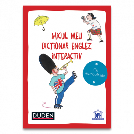 7-10 ani - Micul meu dictionar englez interactiv - cu autocolante