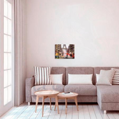 Pictură pe numere 40x50cm - Paris in the Rain [4]