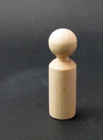 Figurine lemn - Pion - om lemn