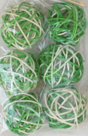 Flori, plante uscate si fructe, muschi - Plante uscate bile ratan - culoare alb-verde