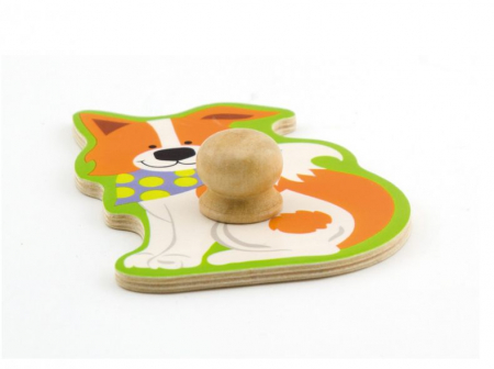 Puzzle cu manere - animale de la ferma Viga [2]