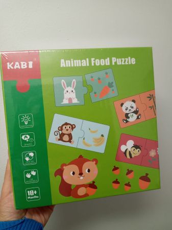 Puzzle de asociere - Ce mananca animalele [2]