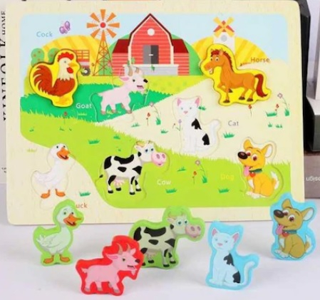 Puzzle 3D ferma de animale domestice [0]