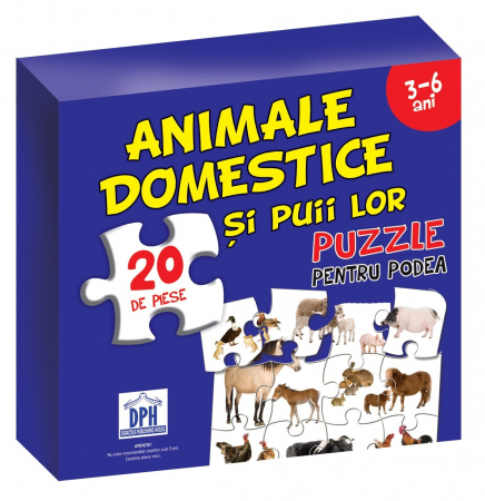 Puzzle pentru podea - Animale domestice