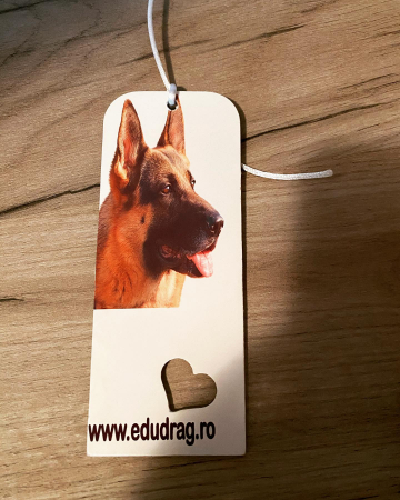 Organizare - Semn de carte handmade catel