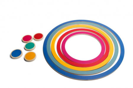 Jocuri si jucarii varsta 6 ani+ - Set 5 jocuri cu cercuri BS Toys
