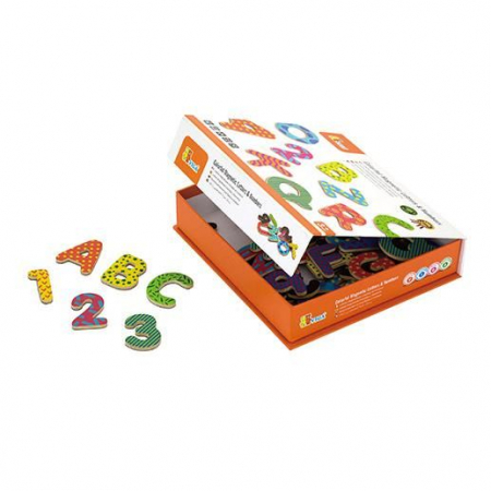 Set de litere si cifre magnetice (77 piese), Viga [1]