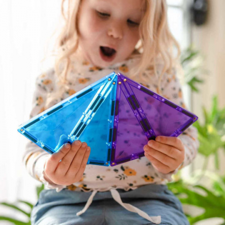 Set Connetix 30 piese magnetice de construcție, Rainbow Geometry - curcubeu [1]