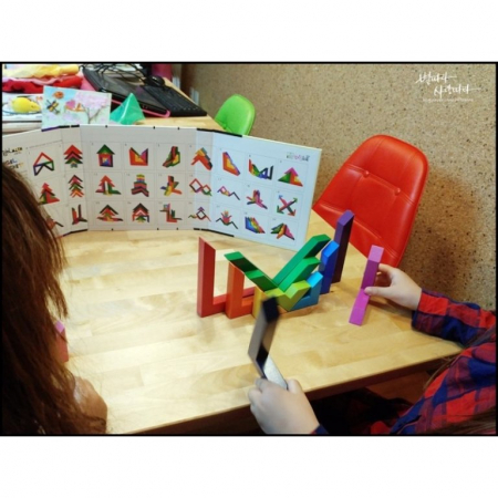 Set constructii lemn Matematice Spielmath - curcubeu [9]