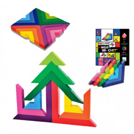 Set constructii lemn Matematice Spielmath - curcubeu [0]