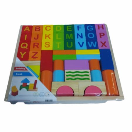 Set cuburi din lemn - constructie cu litere [1]