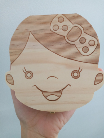 Cutiuta pentru dintisorii de lapte - model fetita [0]