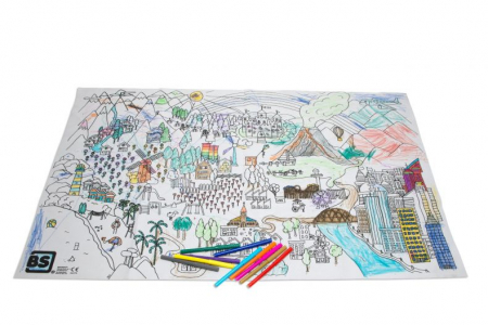 Set de colorat gigant BS Toys [1]