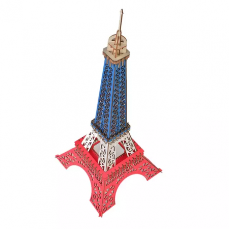 Jocuri si jucarii varsta 6 ani+ - Set de constructie din lemn – Tour Eiffel