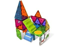 Set magnetic Magna-Tiles House cu autocolante - 28 piese [1]
