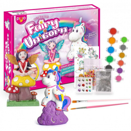 Set Pictura ceramica Fairy Unicorns