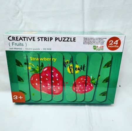 Set puzzle din betisoare  - model fructe Creative Puzzle Strips [0]