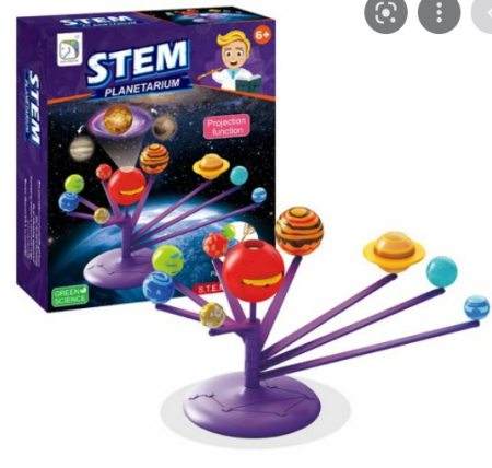 Sistemul solar de pictat - joc creativ planete cu proiectie