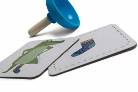 Joc de atentie Sosetele crocodilului - BS Toys [7]