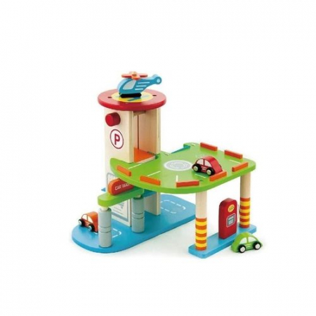 Statie de benzina cu parcare , lift si heliport - Viga [2]