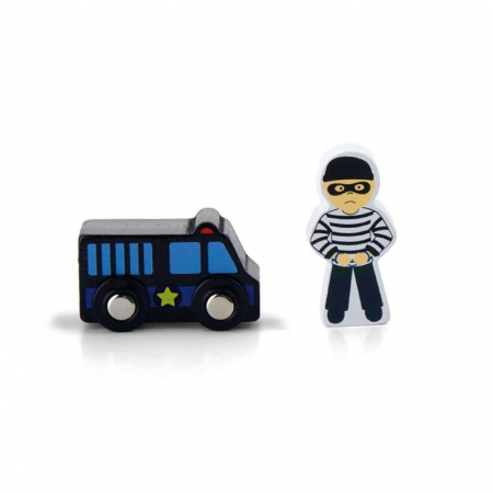 Statie de politie Viga - set de accesorii trenulete [2]