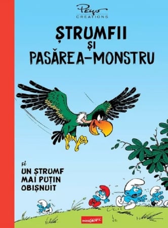 Carti de citit - Strumfii si pasarea-monstru. Un strumf mai putin obisnuit