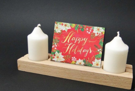 Suport pentru lumanare si mesaje 20cm [2]