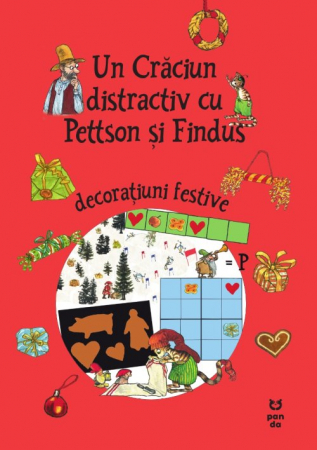 Carti si activitati de iarna si Craciun - Un Crăciun distractiv cu Pettson și Findus Decorațiuni festive