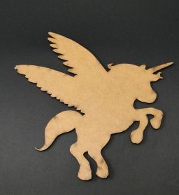 Forma placaj cu panza - unicorn 20cm [2]