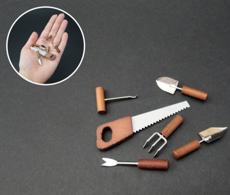 Ustensile in miniatura pentru minigradina - set [1]