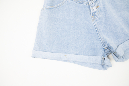 Previs site idea training Pantaloni Scurti Dama din Jeans cu Elastic la Talie - EfectStyle