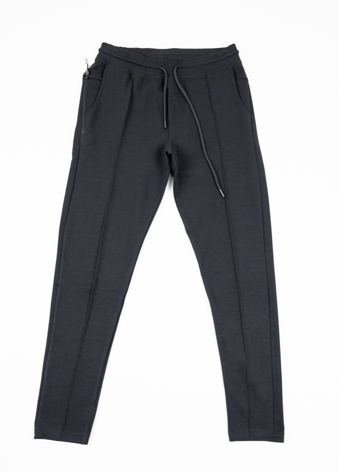 Pantaloni Trening Negru si Cusatura pe Picior - EfectStyle