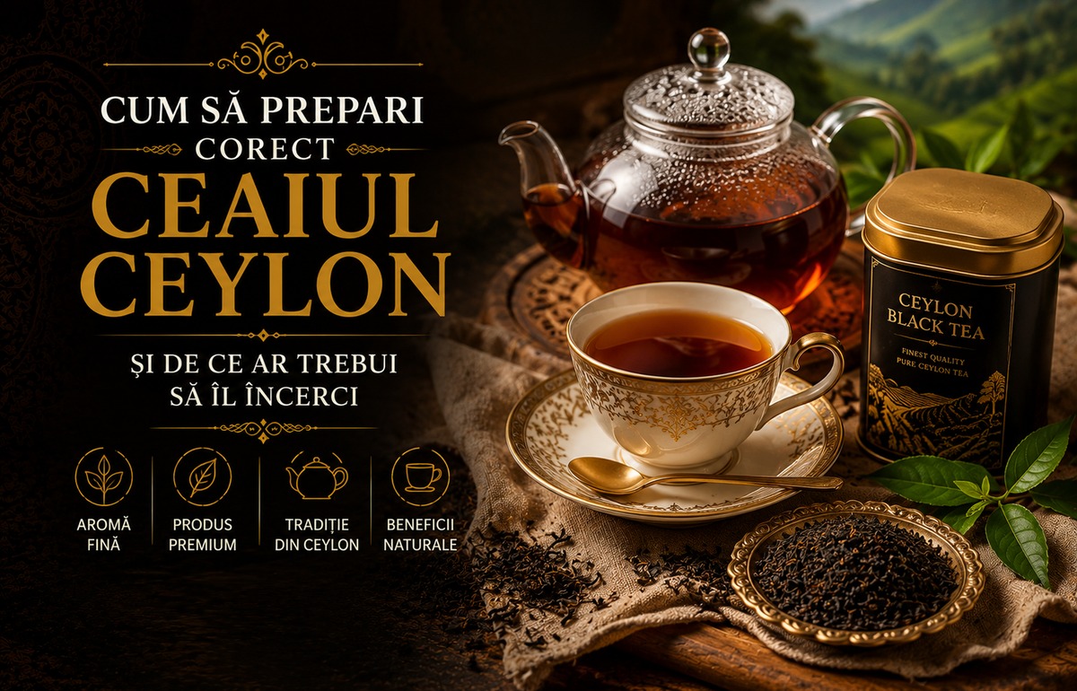 Cum sa prepari corect ceaiul Ceylon si de ce ar trebui sa-l incerci