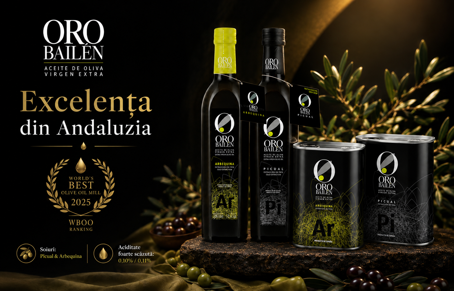 Oro Bailén: descoperă unul dintre cele mai apreciate uleiuri de măsline din lume