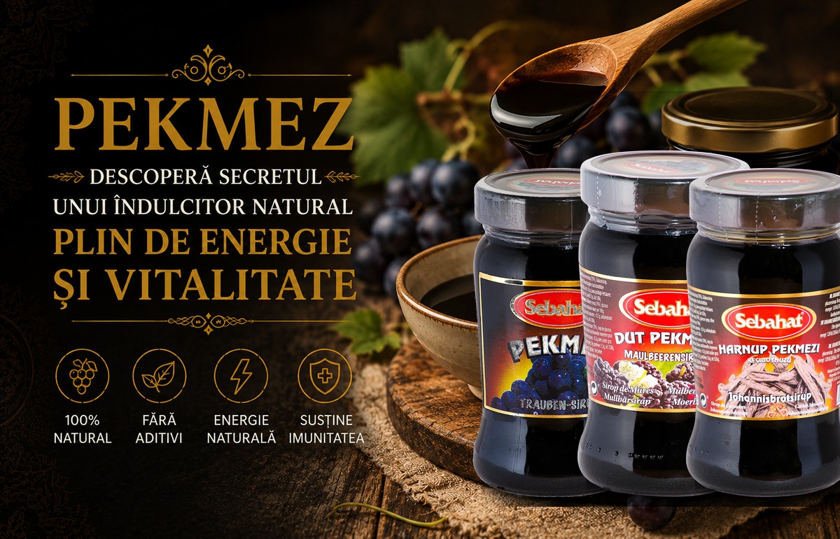 Pekmez - Descopera secretul melasei, un indulcitor natural plin de energie si vitalitate