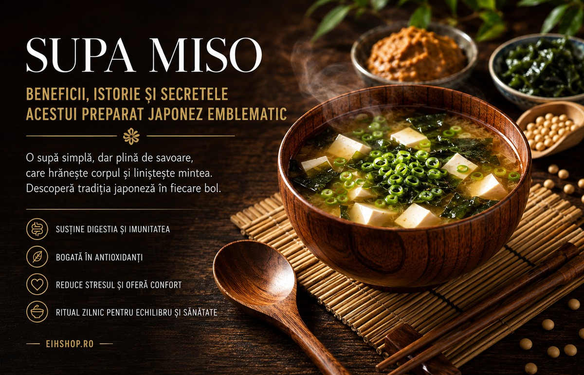 Supa Miso: Beneficii, istorie si secretele acestui preparat japonez emblematic