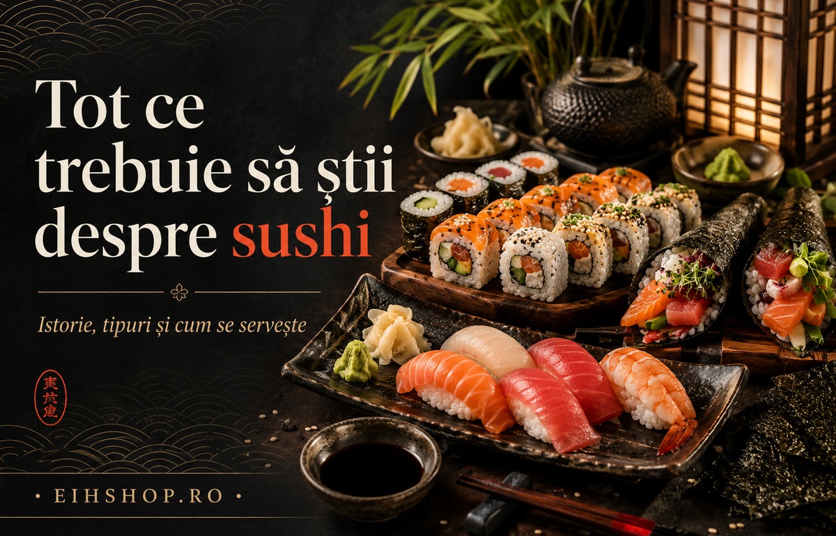 Tot ce trebuie sa stii despre sushi: Istorie, tipuri si cum se serveste