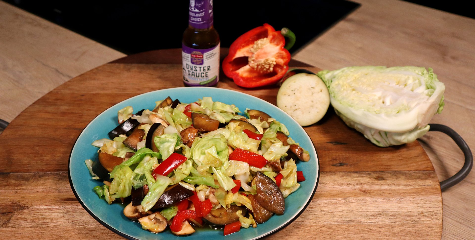 Legume sotate in sos de stridii - Stir Fry