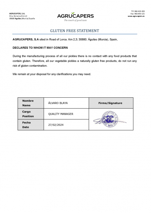 Castraveti extra-fini picanti 235gr Agrucapers [2]