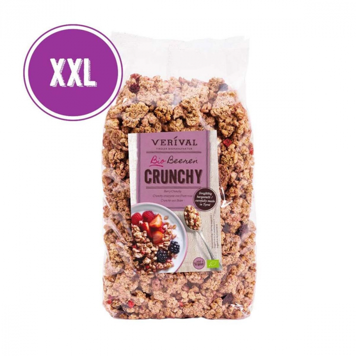 Cereale Crunchy cu fructe de padure XXL 1400gr Verival Bio [2]