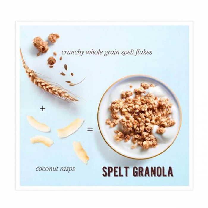Cereale Crunchy cu grau spelta 375 g Verival Bio [2]