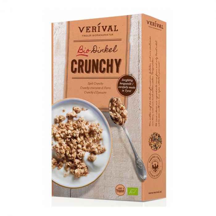 Cereale Crunchy cu grau spelta 375 g Verival Bio [1]