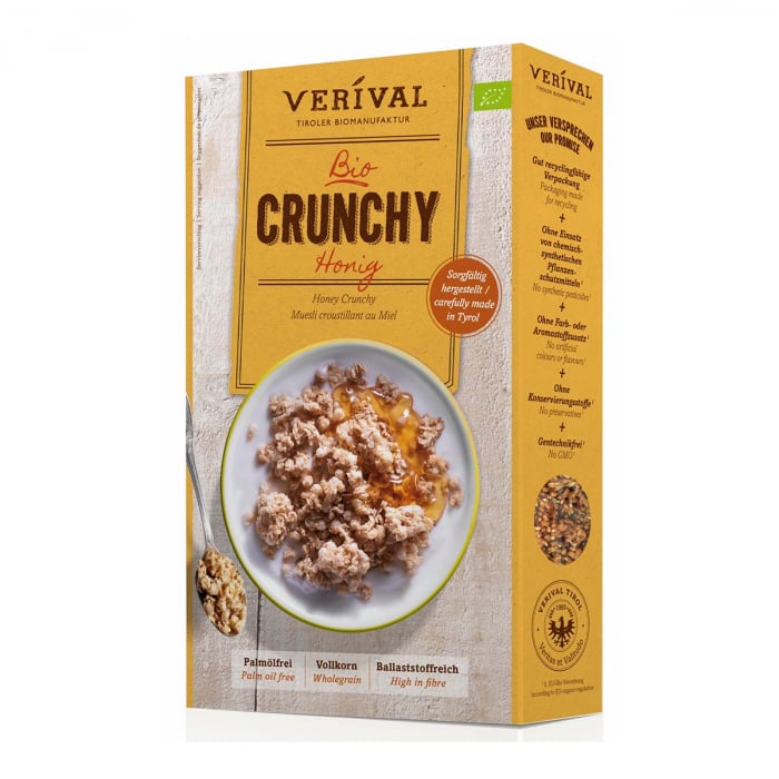 Cereale Crunchy cu miere 375 g Verival Bio [1]
