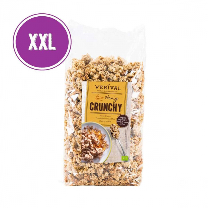 Cereale Crunchy cu miere XXL 1500gr Verival Bio [2]
