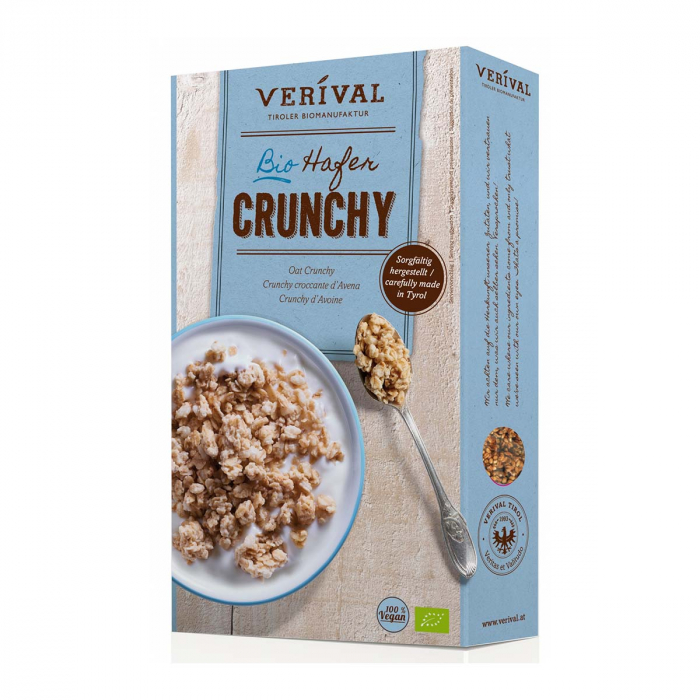 Cereale Crunchy cu ovaz 375 g Verival Bio [1]
