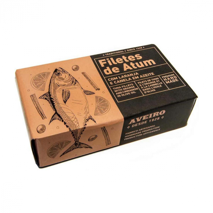 File de ton in ulei de masline cu portocala si scortisoara 120gr Aveiro [2]